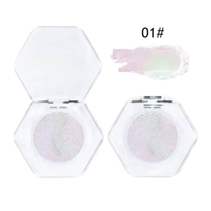 12-Color Chameleon Glitter Eyeshadow Palette – Long-Lasting, Pearlescent Shimmer for Dazzling, Color-Shifting Eye Makeup